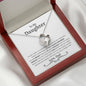 Daughter (Love Dad) Forever Love Necklace - Love You This Much