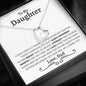 Daughter (Love Dad) Forever Love Necklace - Love You This Much