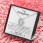 Daughter (Love Dad) Forever Love Necklace - Love You This Much