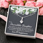 Daughter On her Wedding Day Alluring Beauty Necklace - Love You This Much