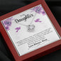 Daughter (purple birds) Love mom Love Knot Necklace - Love You This Much