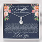 Daughter Wedding Day Alluring Beuaty Necklace - Love You This Much