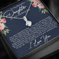 Daughter Wedding Day Alluring Beuaty Necklace - Love You This Much