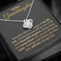 Dear Granddaughter Love knot Necklace - Love You This Much