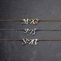 Thumbnail for Double Initials Necklace - Love You This Much