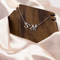 Thumbnail for Double Initials Necklace - Love You This Much
