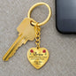 Drive Safely Heart Keychain - Love You This Much
