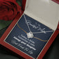 Forever Your Daughter Love Knot Necklace - Love You This Much