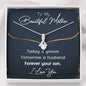 Forever Your Son Mahogany Alluring Beauty Necklace - Love You This Much