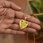 From Your Tummy Heart Necklace - Love You This Much