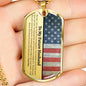 Future Husband (American Flag) Dog Tag Necklace - Love You This Much