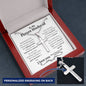 Future Husband Cross Necklace (engraving) - Love You This Much