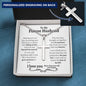 Future Husband Cross Necklace (engraving) - Love You This Much