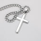 Future Husband Happy Birthday Ball Chain Cross Necklace - Love You This Much