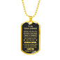 Future Husband (Was a Choice) Dog Tag Necklace - Love You This Much
