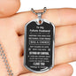 Future Husband (Was a Choice) Dog Tag Necklace - Love You This Much