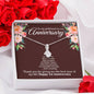 Girlfriend 1st Anniversary Alluring Beauty Necklace - Love You This Much