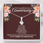 Girlfriend 1st Anniversary Alluring Beauty Necklace - Love You This Much