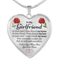 Girlfriend Roses Heart Necklace - Love You This Much