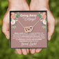 Going Away to College Interlocking Hearts Necklace - Love You This Much