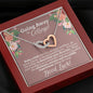 Going Away to College Interlocking Hearts Necklace - Love You This Much