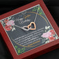 Golden Birthday Interlocking Hearts Necklace - Love You This Much