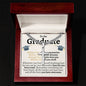Graduate Cross Cuban Necklace - Love You This Much