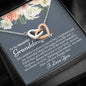 Granddaughter Chapters Interlocking Hearts Necklace - Love You This Much