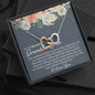 Granddaughter Chapters Interlocking Hearts Necklace - Love You This Much