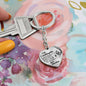Granddaughter (Love Grandma) Heart Keychain - Love You This Much