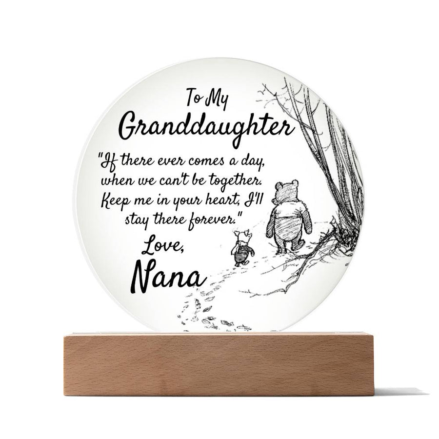 Granddaughter - Love Nana - If There Ever Acrylic - Love You This Much