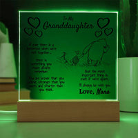 Thumbnail for Granddaughter (Love Nana) Square Acrylic - Love You This Much