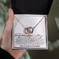 Granddaughter Valentines (Grandparents) Interlocking Hearts Necklace - Love You This Much