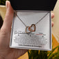 Granddaughter Valentines (Grandparents) Interlocking Hearts Necklace - Love You This Much