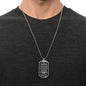 Grandson (Always Remember) Dog Tag Necklace - Love You This Much