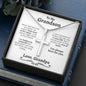 Grandson (From Grandpa) Cross Necklace - Love You This Much