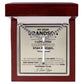 Grandson Stay Strong Cuban Cross Necklace - Love You This Much