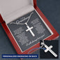 Grandson Years Have Gone Ball Chain Cross Necklace - Love You This Much