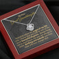 Great Granddaughter Love Knot Necklace - Love You This Much