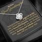 Great Granddaughter Love Knot Necklace - Love You This Much