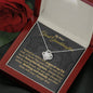 Great Granddaughter Love Knot Necklace - Love You This Much