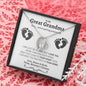 Great Grandma to Be Forever Love Necklace - Love You This Much