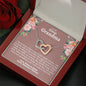 Great Grandma To Be Interlocking Hearts Necklace - Love You This Much