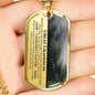 Great Grandson Cherished Chapters Dog Tag Necklace - Love You This Much