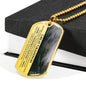 Great Grandson Cherished Chapters Dog Tag Necklace - Love You This Much