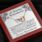 Grieving Wife A Journey Remembered Interlocking Hearts Necklace - Love You This Much