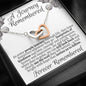 Grieving Wife A Journey Remembered Interlocking Hearts Necklace - Love You This Much