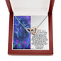 Handpicked Daughter (Wolf) Interlocking Hearts Necklace - Love You This Much