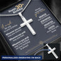 Happy 30th Birthday Cross Necklace - Love You This Much