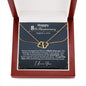 Happy 8th Anniversary Everlasting Love Necklace - Love You This Much